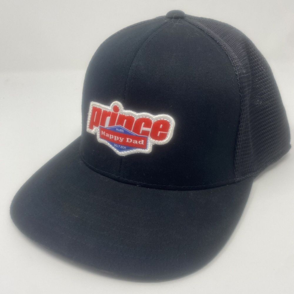 Happy Dad‎ Seltzer x Prince Nelk Boys Full Send Tennis Black Trucker Hat Cap